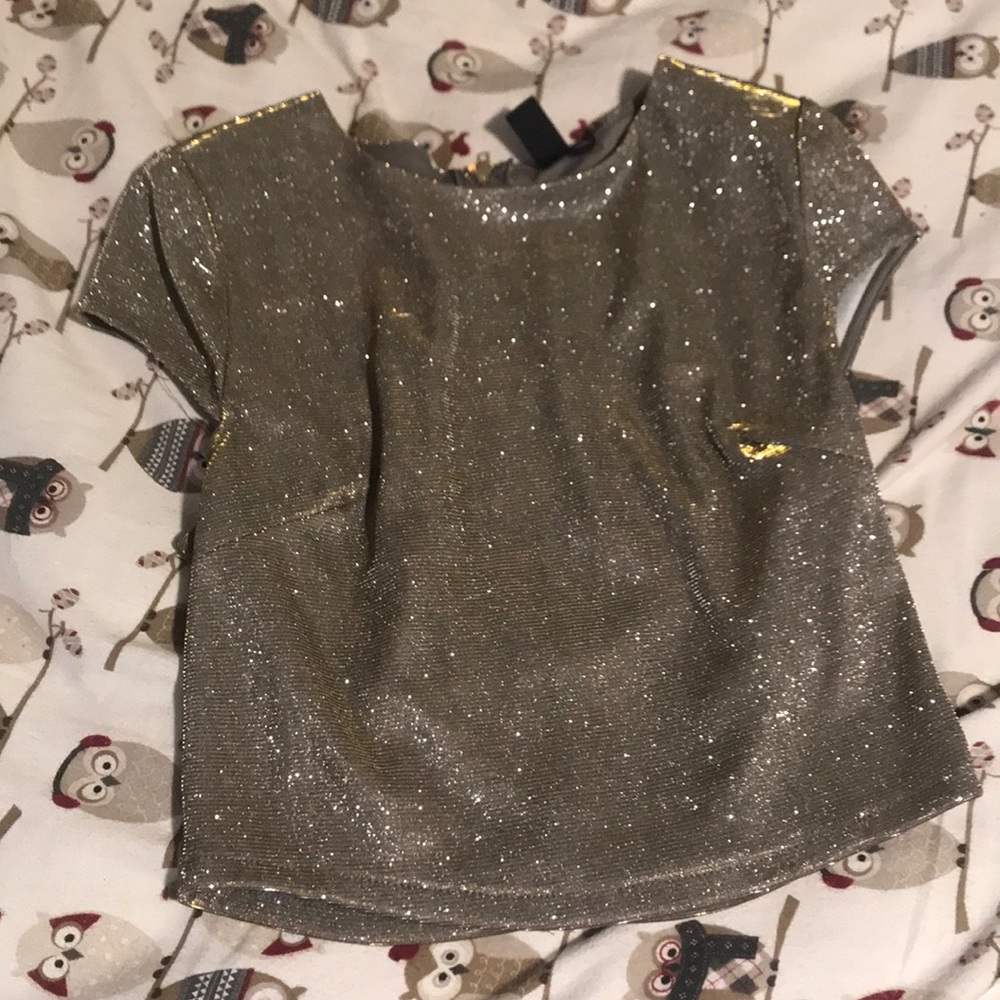 Gold Crop Top